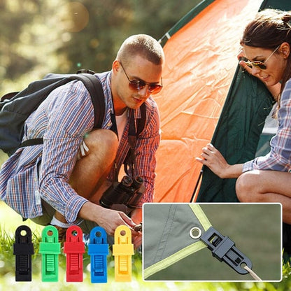 Clothespins Spiral Lock Non-Slip Weatherproof 50-Pack