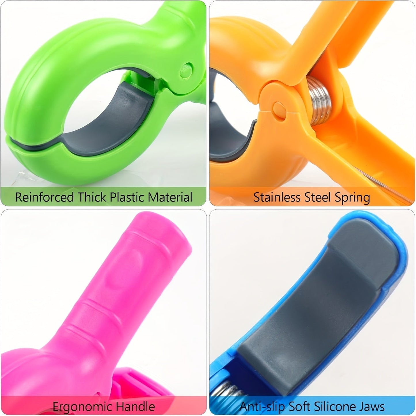Clothespins Wind-Resistant Weatherproof Set of 4