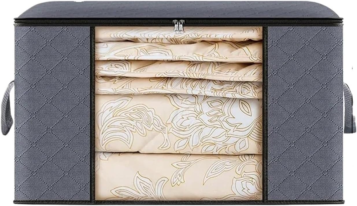 Clothing Storage Bags Zippered Non-Woven Viewing Window
