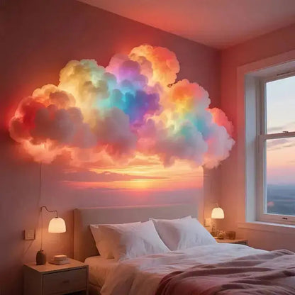 Cloud Wall Light RGB App Control Handcrafted Cotton