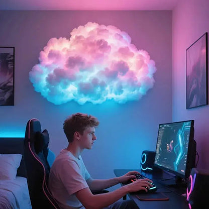 Cloud Wall Light RGB App Control Handcrafted Cotton