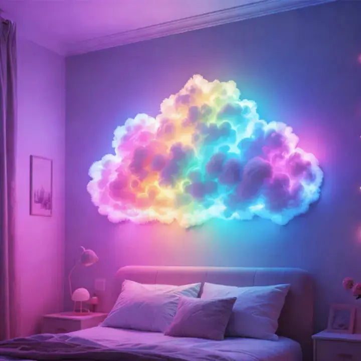 Cloud Wall Light RGB App Control Handcrafted Cotton