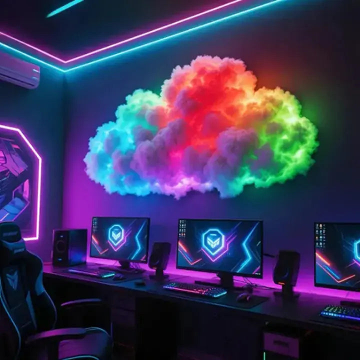Cloud Wall Light RGB App Control Handcrafted Cotton