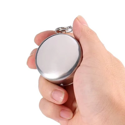 Collapsible Travel Cup Telescopic Stainless Steel Leak-Resistant