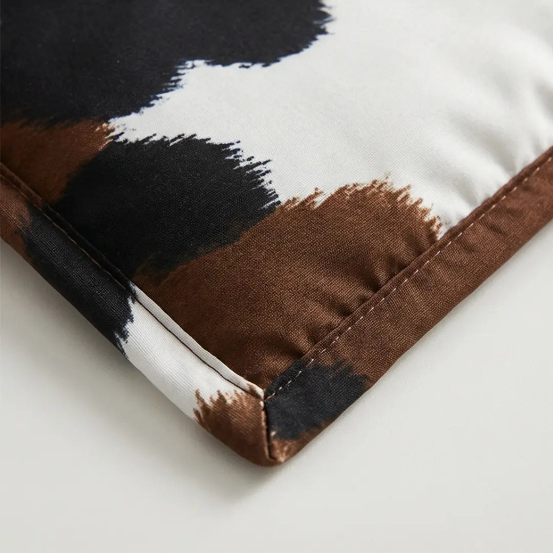 Comforter Set Western Cowhide Print Lightweight Polyester