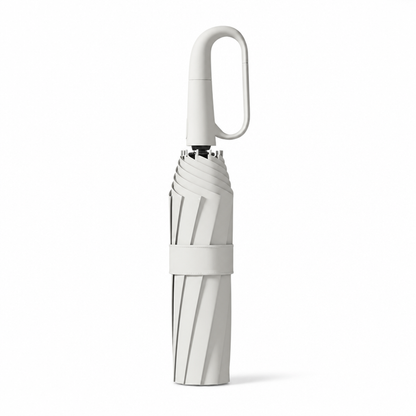 Compact Travel Umbrella Wind-Resistant Quick-Dry Reflective Band