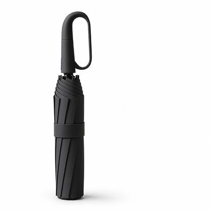 Compact Travel Umbrella Wind-Resistant Quick-Dry Reflective Band