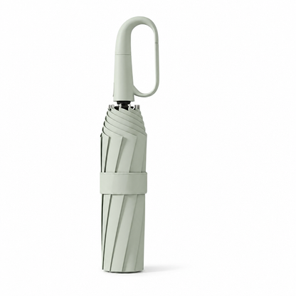 Compact Travel Umbrella Wind-Resistant Quick-Dry Reflective Band