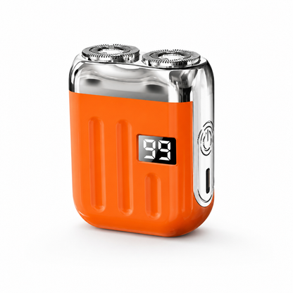 Compact USB Rechargeable Double-Head Rotary Shaver