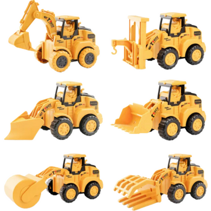 Construction Vehicle Set Durable Plastic & Movable Parts