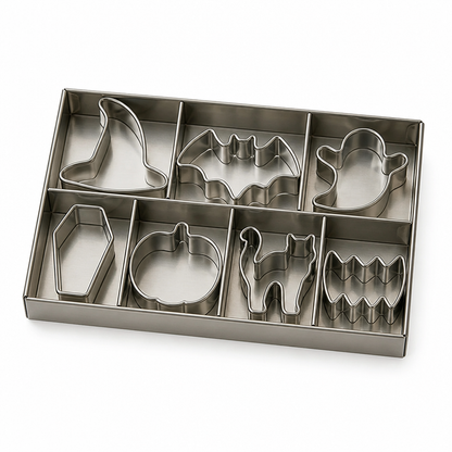 Cookie Cutter Set Halloween 7 Piece Stainless Steel