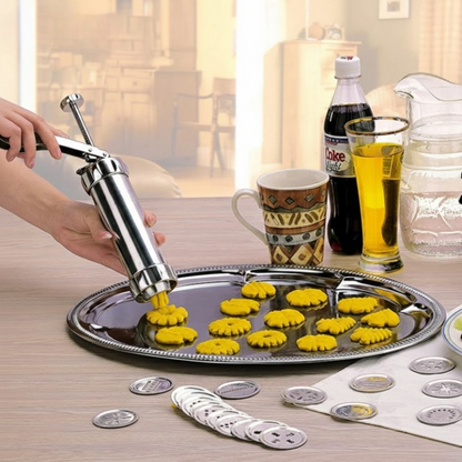 Cookie Press Adjustable Size Dial 20 Pattern Templates