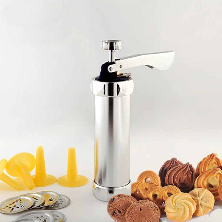 Cookie Press Adjustable Size Dial 20 Pattern Templates