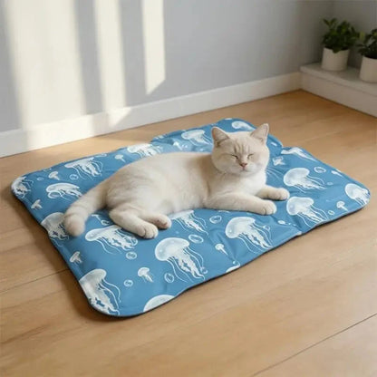 Cooling Mat Gel-Filled Faux Leather Machine Washable