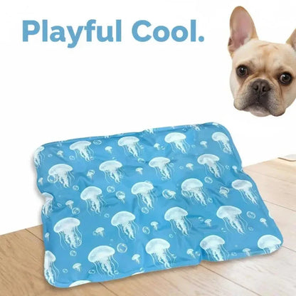 Cooling Mat Gel-Filled Faux Leather Machine Washable