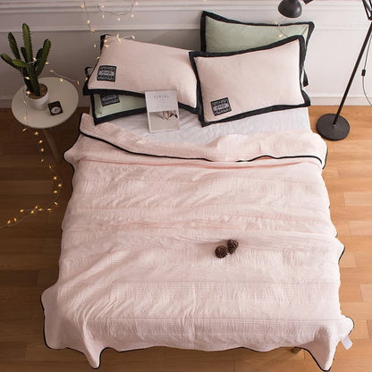 Cooling Throw Blanket Moisture-Wicking & Breathable Polyester