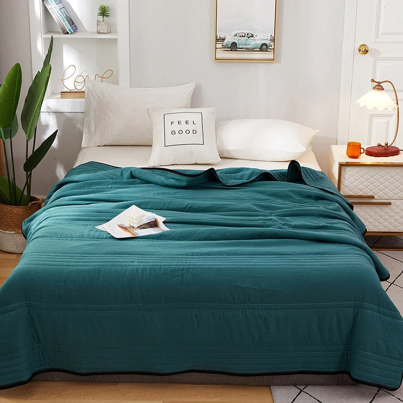 Cooling Throw Blanket Moisture-Wicking & Breathable Polyester