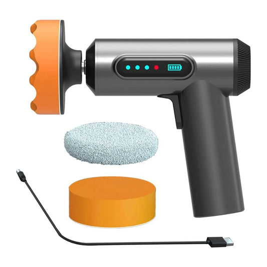 Cordless Polisher USB Rechargeable Compact Includes 3 Pads