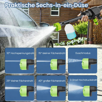 Cordless Pressure Washer 24V Lithium 45 Min Runtime Self-Priming