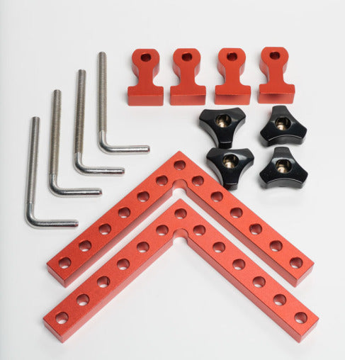 Corner Clamp Set Precise 90° Aluminum Alloy Multi-Point Clamping
