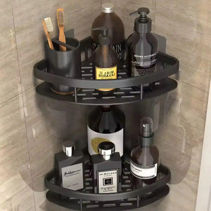 Corner Shower Shelf Drill-Free Aluminum Open Frame