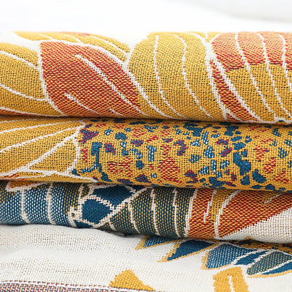 Cotton Bath Towel Sunflower Jacquard Quick-Dry
