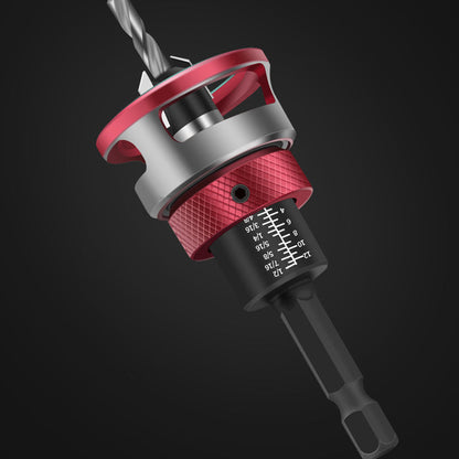 Countersink Drill Bit Set Four-Piece Adjustable Depth Stop