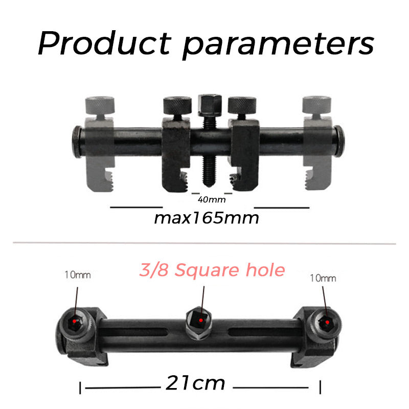 Crankshaft Puller 3-Claw Adjustable 1.57-6.50 In