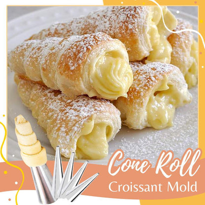 Croissant Molds Stainless Steel Oven-Safe Set Of 5