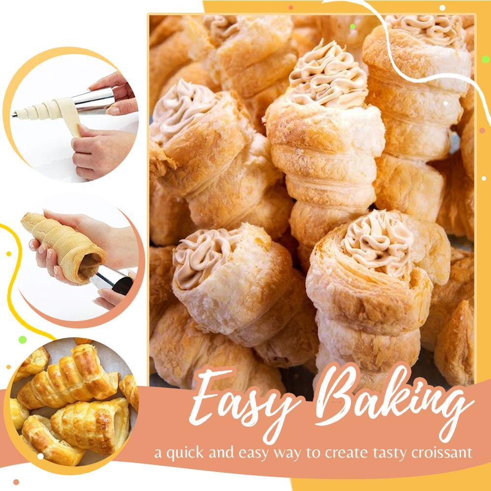 Croissant Molds Stainless Steel Oven-Safe Set Of 5