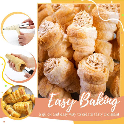 Croissant Molds Stainless Steel Oven-Safe Set Of 5