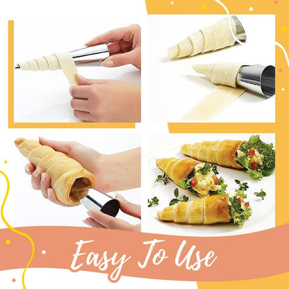 Croissant Molds Stainless Steel Oven-Safe Set Of 5