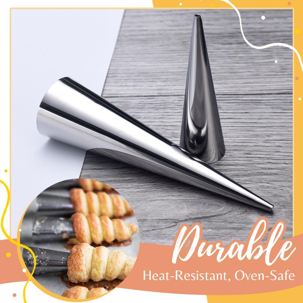 Croissant Molds Stainless Steel Oven-Safe Set Of 5