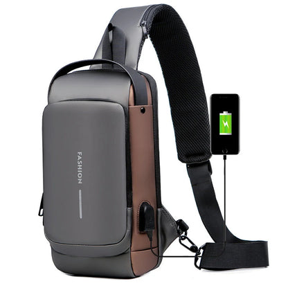 Crossbody Bag Anti-Theft TSA Lock & USB 3.0 Port