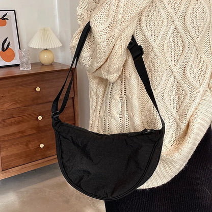 Crossbody Bag Crescent Shape Lightweight Adjustable Strap