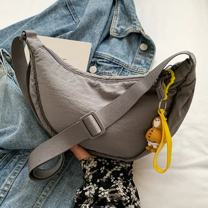Crossbody Bag Crescent Shape Lightweight Adjustable Strap