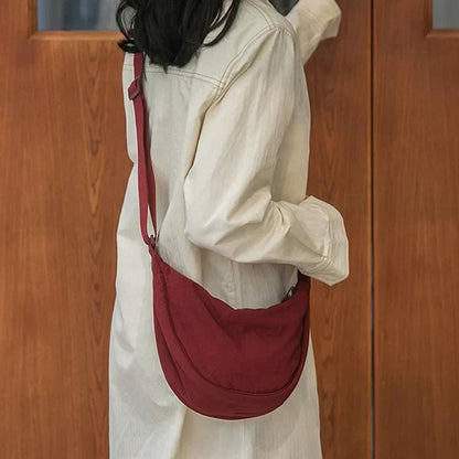 Crossbody Bag Crescent Shape Lightweight Adjustable Strap