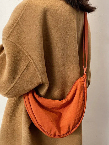 Crossbody Bag Crescent Shape Lightweight Adjustable Strap