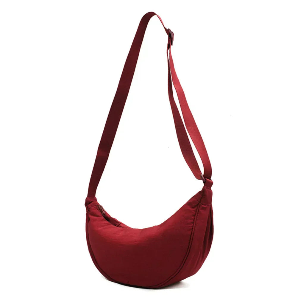 Crossbody Bag Crescent Shape Lightweight Adjustable Strap