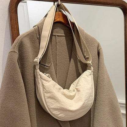 Crossbody Bag Crescent Shape Lightweight Adjustable Strap