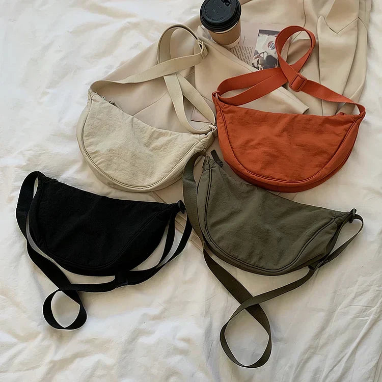 Crossbody Bag Crescent Shape Lightweight Adjustable Strap