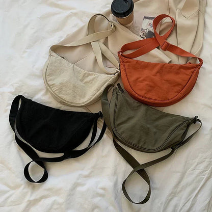 Crossbody Bag Crescent Shape Lightweight Adjustable Strap