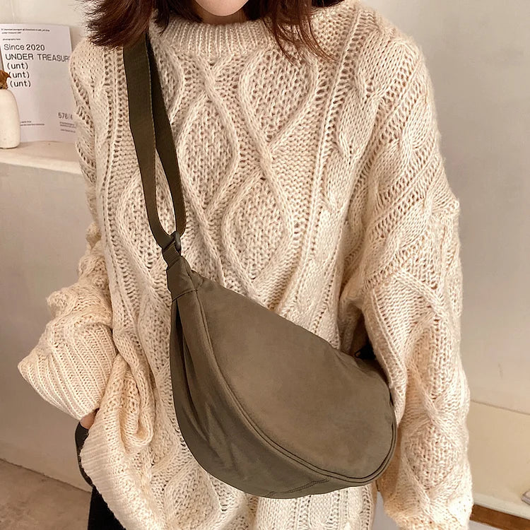 Crossbody Bag Crescent Shape Lightweight Adjustable Strap