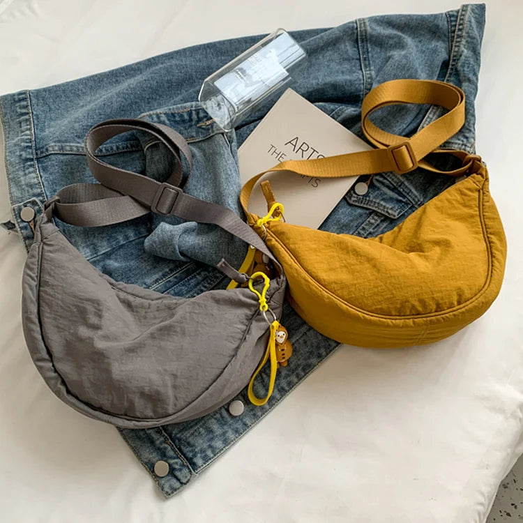Crossbody Bag Crescent Shape Lightweight Adjustable Strap
