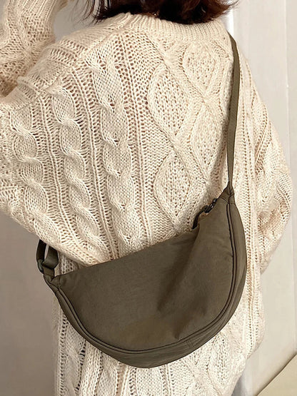 Crossbody Bag Crescent Shape Lightweight Adjustable Strap
