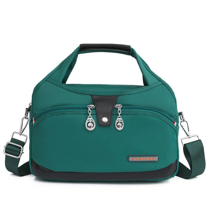 Crossbody Bag Hidden Zippers & Water-Repellent Nylon