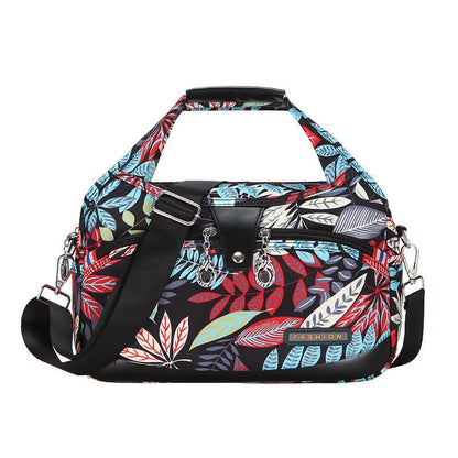 Crossbody Bag Hidden Zippers & Water-Repellent Nylon