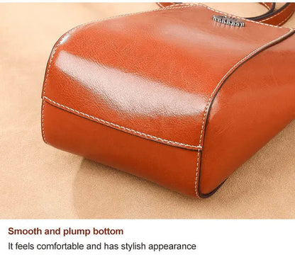 Crossbody Bag Leather-Look Multiple Compartments & Adjustable Strap