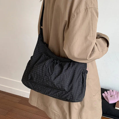 Crossbody Bag Waterproof Nylon Padded Laptop Compartment