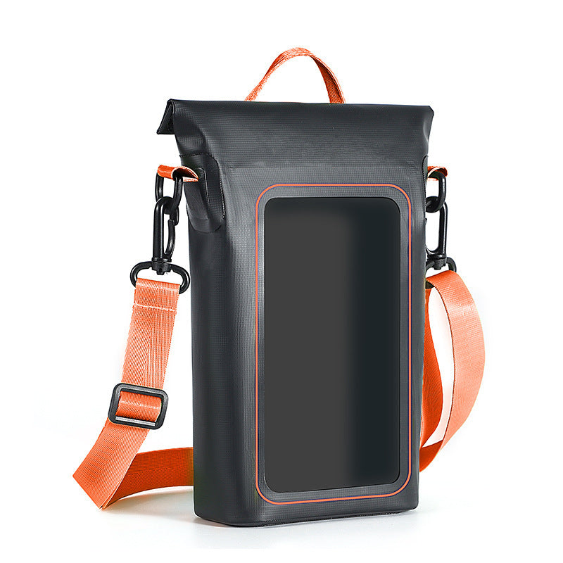 Crossbody Bag Waterproof Transparent Window Adjustable Padded Strap